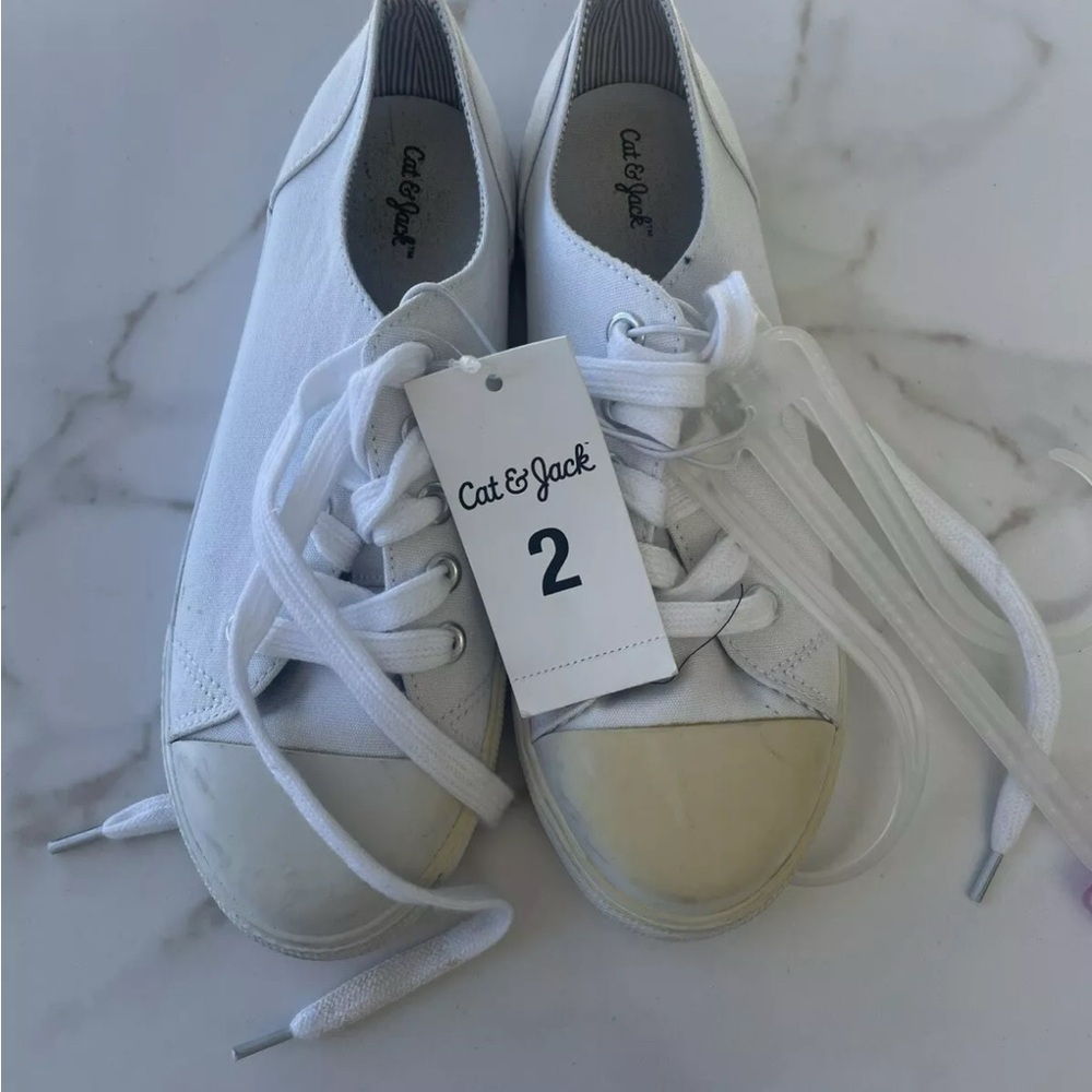 Cat & Jack kids white shoes size 2 Auctions Bargains Deals Sales Casual Style
